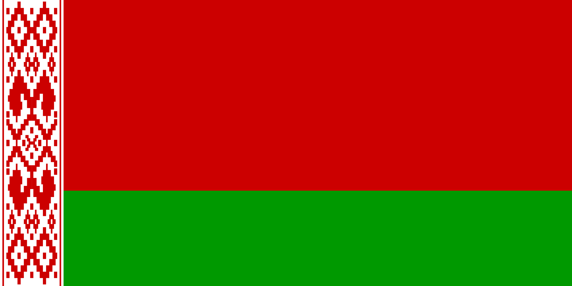 Флаг Белоруссии цвета